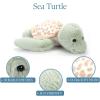 The Petting Zoo Sea Turtle Stuffed Animal Plushie, Gifts for Kids, Fuzzlez Sealife Animals, Tortoise Plush Toy 22 Inches