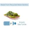 The Petting Zoo Sea Turtle Stuffed Animal Plushie Slap Bracelet, Gifts for Kids, Slapstix Sealife Animals, Green Sea Turtle Plush Toy 10 Inches
