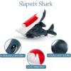 The Petting Zoo Shark Stuffed Animal Plushie Slap Bracelet, Gifts for Kids, Slapstix Sealife Animals, Shark Plush Toy, 10 inches