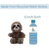 The Petting Zoo Sloth Stuffed Animal Plushie, Gifts for Kids, Wild Onez Babiez Zoo Animals, Sloth Plush Toy 6 inches(6 in)