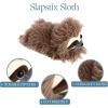 The Petting Zoo Sloth Stuffed Animal Plushie Slap Bracelet, Gifts for Kids, Slapstix Wildlife Animals, Sloth Plush Toy, 10 inches