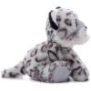 The Petting Zoo Snow Leopard Stuffed Animal Plushie, Gifts for Kids, Wild Onez Wildlife Animals, Leopard Plush Toy 9 inches