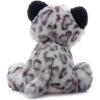 The Petting Zoo Snow Leopard Stuffed Animal Plushie, Gifts for Kids, Wild Onez Wildlife Animals, Leopard Plush Toy 9 inches