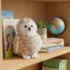 The Petting Zoo Snowy Owl Stuffed Animal Plushie, Gifts for Kids, Wild Onez Wildlife Animals, White Owl Plush Toy 9 Inches