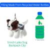 The Petting Zoo Space Dog Stuffed Animal Plushie Bookbag Clip, Gifts for Kids, Backpack Clips Animals, Space Dog Plush Toy, 5 inches
