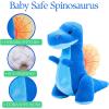 The Petting Zoo Spinosaurus Stuffed Animal Plushie, Gift for Kids, Dinosaur Animals, Blue Dinosaur Plush Toy 9 inches