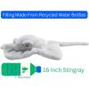 The Petting Zoo Stingray Stuffed Animal Plushie, Gifts for Kids, Earth Keeperz Sealife Animals, Zoologee Grey Stingray Plush Toy, 16 inches