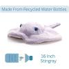 The Petting Zoo Stingray Stuffed Animal Plushie, Gifts for Kids, Fuzzlez Sealife Animals, Stingray Plush Toy, 16 inches