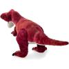 The Petting Zoo T-Rex Dinosaur Stuffed Animal Plushie, Gift for Kids, Dinosaur Animals, Red T-Rex Dinosaur Plush Toy 15 inches
