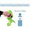 The Petting Zoo T-Rex Stuffed Animal Plushie Slap Bracelet, Gifts for Kids, Slapstix Animals, Green T-Rex Dinosaur Plush Toy 10 inches