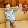 The Petting Zoo T-Rex Stuffed Animal Plushie Slap Bracelet, Gifts for Kids, Slapstix Animals, Red T-Rex Dinosaur Plush Toy 10 inches