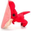 The Petting Zoo T-Rex Stuffed Animal Plushie Slap Bracelet, Gifts for Kids, Slapstix Animals, Red T-Rex Dinosaur Plush Toy 10 inches