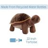 The Petting Zoo Tortoise Stuffed Animal Plushie, Gifts for Kids, Wild Onez Farm Animals, Tortoise Plush Toy 22 Inches