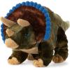 The Petting Zoo Triceratops Stuffed Animal Plushie, Gift for Kids, Dinosaur Animals, Triceratops Dinosaur Plush Toy, 12 in
