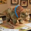 The Petting Zoo Triceratops Stuffed Animal Plushie, Gift for Kids, Dinosaur Animals, Triceratops Dinosaur Plush Toy, 20 inches
