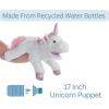 The Petting Zoo Unicorn Hand Puppet Stuffed Animal Plushie, Gifts for Kids, Puppetz Animals, Unicorn Interactive Puppets Plush Toy 17 Inches