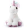 The Petting Zoo Unicorn Stuffed Animal Plush Toy Gifts for Girls, Rainbow Tie Dye & Lash’z Unicorn