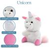 The Petting Zoo Unicorn Stuffed Animal Plushie, Gifts for Kids, Nuggetz Animals, White Unicorn Plush Toy 6 inches