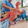 The Petting Zoo Velociraptor Stuffed Animal Plushie, Gift for Kids, Dinosaur Animals, Red Velociraptor Dinosaur Plush Toy, 19 inches