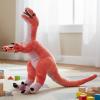 The Petting Zoo Velociraptor Stuffed Animal Plushie, Gift for Kids, Dinosaur Animals, Red Velociraptor Dinosaur Plush Toy, 22 inches