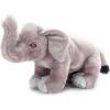 The Petting Zoo African Elephant Stuffed Animal Plushie, Gifts for Kids, Earth Keeperz Wildlife Animals, Zoologee Grey African Elephant Plush Toy, 13 inches