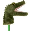 The Petting Zoo Alligator Stuffed Animal Plushie, Gifts for Kids, Ride Along Hobby Animals, Green Alligator Plush Toy, 36 inches