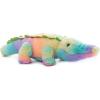 The Petting Zoo Alligator Stuffed Animal Plushie, Ombrez Zoo Animals, Rainbow Zoologee Alligator Plush Toy 22 inches