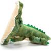 The Petting Zoo Alligator Stuffed Animal Plushie Slap Bracelet, Gifts for Kids, Slapstix Wildlife Animals, Green Gator Plush Toy 10 Inches