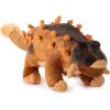 The Petting Zoo Ankylosaurus Stuffed Animal Plushie, Dinosaur Animals, ZOOLOGEE Dinosaur Plush Toy 18 inches