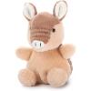 The Petting Zoo Armadillo Stuffed Animal Plushie, Gifts for Kids, Nuggetz Wildlife Animals, Brown Armadillo Plush Toy, 6 inches
