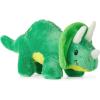The Petting Zoo Baby Triceratops Stuffed Animal Plushie, Dinosaur Animals, ZOOLOGEE Green Dinosaur Plush Toy 11 inches