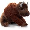 The Petting Zoo Bison Plushie, Gifts for Kids, Wild Onez Wildlife Animals, Jumbo Brown Bison Plush Toy 20 inches