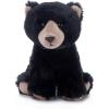 The Petting Zoo Black Bear Stuffed Animal Plushie, Gifts for Kids, Wild Onez Babiez Zoo Animals, Black Bear Plush Toy 6 inches(6 in)
