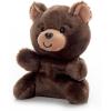 The Petting Zoo Brown Bear Stuffed Animal Plushie, Gifts for Kids, Nuggetz Wildlife Animals, Bear Panda Plush Toy, 6 inches(Small)