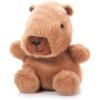 The Petting Zoo Capybara Stuffed Animal Plushie, Gifts for Kids, Nuggetz Wildlife Animals, Brown Capybara Plush Toy, 6 inches