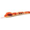 The Petting Zoo Cottonmouth Snake Stuffed Animal Plushie, Gifts for Kids, Earth Keeperz Snake Animals, Zoologee Orange Cottonmouth Snake Plush Toy, 54 inches