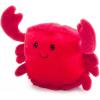 The Petting Zoo Crab Stuffed Animal Plushie, Gifts for Kids, Nuggetz Sealife Animals, Crab Plush Toy, 6 inches(Small)
