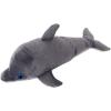 The Petting Zoo Dolphin Stuffed Animal Plushie Slap Bracelet, Gifts for Kids, Slapstix Sealife Animals, Grey Dolphin Plush Toy, 10 inches