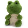 The Petting Zoo Frog Stuffed Animal Plushie, Gifts for Kids, Nuggetz Wildlife Animals, Green Frog Plush Toy, 6 inches