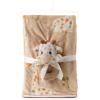The Petting Zoo Giraffe Stuffed Animal Plushie Blanket and Rattle, Gifts for Kids, Bumblez Animals, Giraffe Plush Toy, 30 inches
