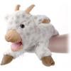 The Petting Zoo Goat Stuffed Animal Plushie, Gifts for Kids, Puppetz Animals, White Goat Plush Toy 15 Inches