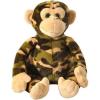 The Petting Zoo, Hanging Monkey Stuffed Animals, Plush Toys for Girls and Boys, Camo Monkey Plush Toy, 20inch (Pink)(Green)