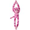 The Petting Zoo, Hanging Monkey Stuffed Animals, Plush Toys for Girls and Boys, Camo Monkey Plush Toy, 20inch (Pink)(Pink)