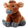 The Petting Zoo, Lash’z Cow Stuffed Animal, Gifts for Girls, Brown Cow Plush Toy 12 inches