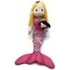 The Petting Zoo Mermaid Doll with Sea Otter Stuffed Animal- Great Gifts for Girls, Mermaid Plush Doll with Sea Otter Plush Toy, 17 inch (Blonde)(Pink)