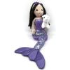 The Petting Zoo Mermaid Doll with Unicorn Stuffed Animal- Great Gifts for Girls, Mermaid Plush Doll with Unicorn Plush Toy, 17 inch (Red Hair)(Brunette)