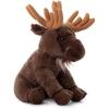 The Petting Zoo Moose Stuffed Animal, Gifts for Kids, Wild Onez Zoo Animals, Moose Plush Toy Sitting 12 inches
