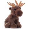 The Petting Zoo Moose Stuffed Animal Plushie, Gifts for Kids, Wild Onez Babiez Wildlife Animals, Moose Plush Toy 6 inches(6 inches)