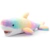 The Petting Zoo Ombrez Shark Stuffed Animal Plushie – Rainbow Plush Toy 13 Inches