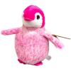The Petting Zoo Penguin Stuffed Animal, Gifts for Girls, Colorful Frosted Penguin Plush Toy, 7 Inch (Pink)